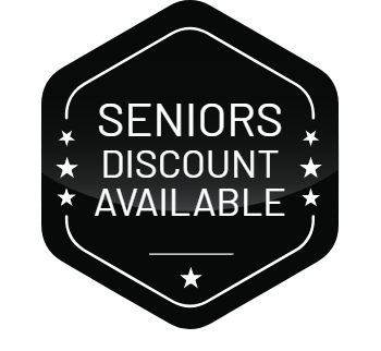 Seniors Discount Available